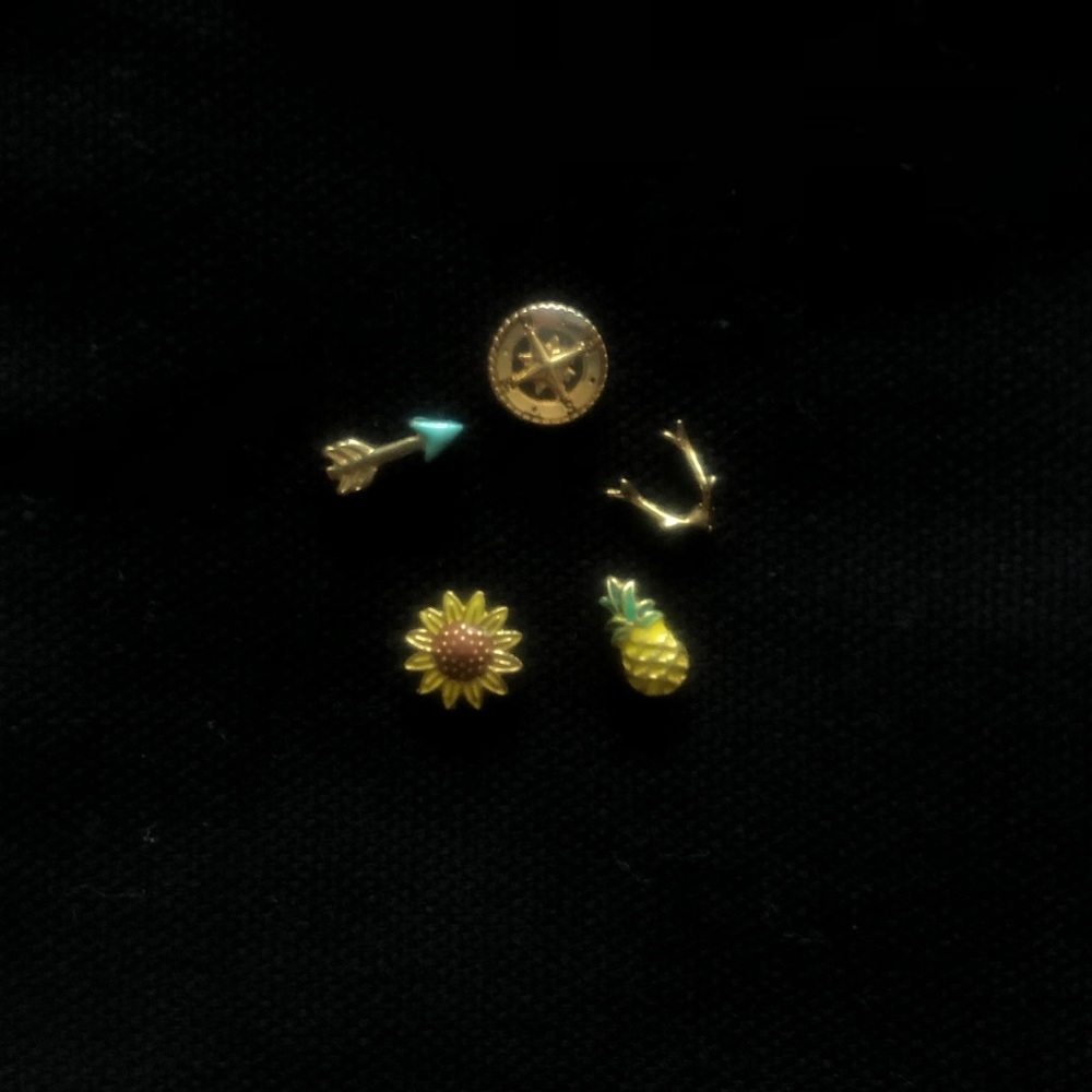 Origami Owl • Set of 5️⃣ Charms! 🦌🧭🍍🏹🌻